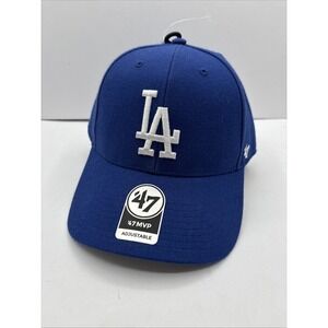 'NWT 47 Los Angeles Dodgers MVP Blue/White Logo Adjustable Strap Hat Cap